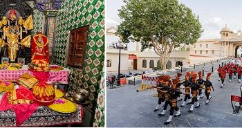 Reviving the age-old tradition of Mewar, Dr. Lakshyaraj Singh Mewar offered clothes and food to Shri Jagannath Raiji.