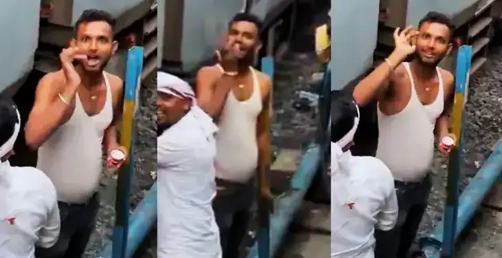 Shameful act with a girl in a moving train! VIDEO of man making obscene gestures goes viral, people demand strict action
