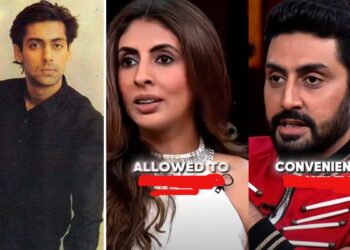Sister called herself a fan of Salman Khan, Abhishek Bachchan got angry? Shocking video goes viral