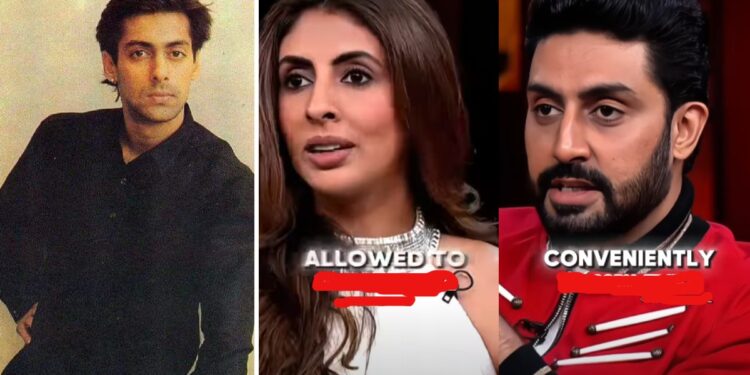 Sister called herself a fan of Salman Khan, Abhishek Bachchan got angry? Shocking video goes viral