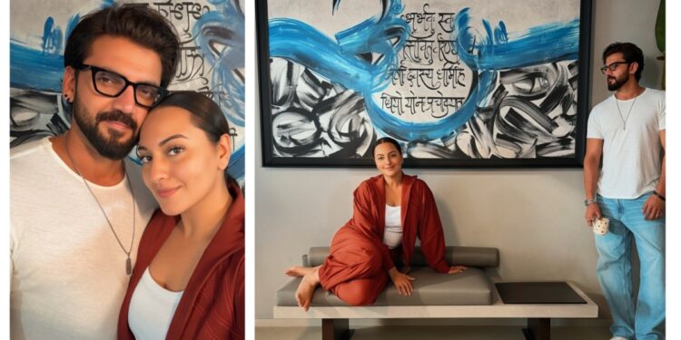 Sonakshi Sinha painted Gayatri Mantra with Kalma in her house, not only Muslims were scolded for not getting Kalma