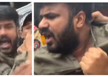 Swara Bhaskar's husband was chased away by Mumbai Police, the actress shared shocking videos of her husband.