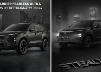 Tata Harrier & Safari Stealth Edition