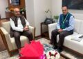 The Chief Secretary discussed with the central officials regarding the development schemes run in Rajasthan and informed about the progress.