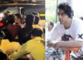 The crowd went out of control after seeing Aryan Khan, the person fell down with a thud amid the push and...