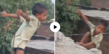 The passion for making reels proved overwhelming! Mother was busy with the camera and the child fell from the roof, users got angry after watching the video