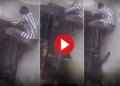 The planning of theft proved costly, the colony people rescued the thief trapped in the building, you will not stop laughing after watching the viral video.