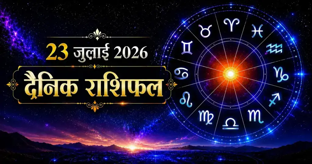 Today's Rashifal: Moon will change zodiac signs on July 23, 2026, know which zodiac signs will get financial benefits and who will have to be cautious.