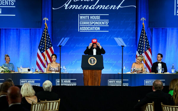 Trump arrived at the Correspondents' Dinner for the first time after the shooting, said - will not bow down to political violence