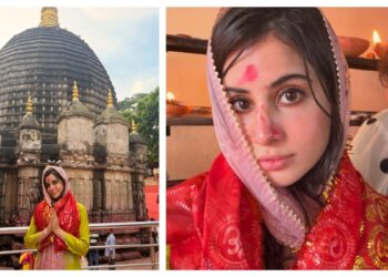 Urfi Javed reached the door of Maa Kamakhya temple amid reports of conversion, turned vermilion