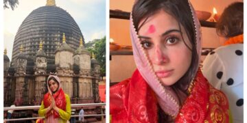 Urfi Javed reached the door of Maa Kamakhya temple amid reports of conversion, turned vermilion