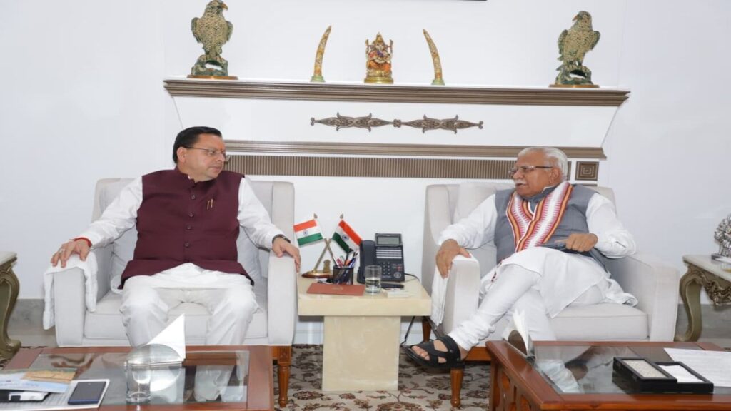 Uttarakhand News| Latest Hindi News | UP Breaking News in Hindi Newstrack | Uttarakhand News: Chief Minister meets Union Energy Minister, discusses transmission plan. News Track in Hindi