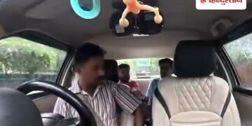 VIDEO: Passenger lit a cigarette as soon as he sat in the cab, the driver got angry, took off the 'ghost', Viral-news Hindi News