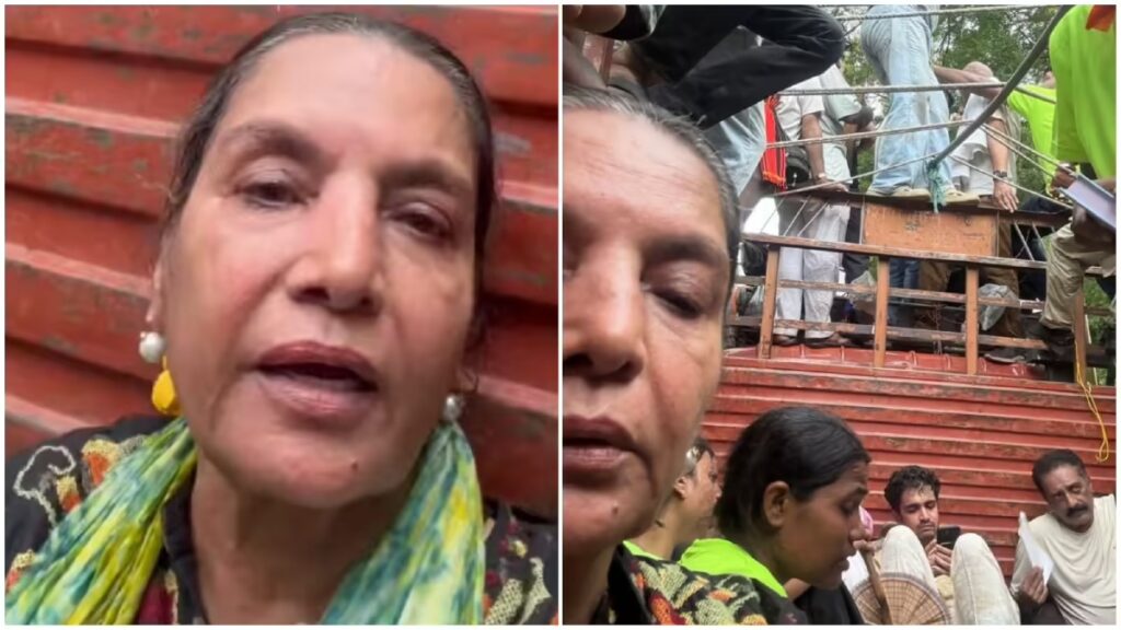 VIDEO: Shabana Azmi's condition worsens in CJP protest, painful scene shown in the truck while gasping