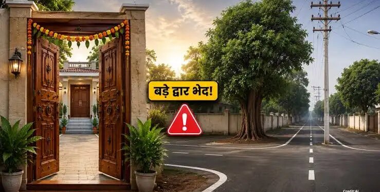 Vastu Tips: Is there a tree or pillar in front of the main entrance? Know what is door perforation defect and its easy solutions