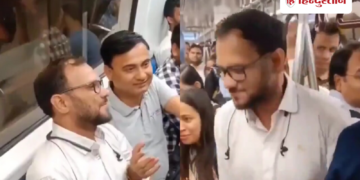 Viral Video: Man sat on women's seat in Delhi Metro, people enjoyed, Viral-news Hindi News