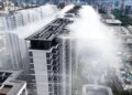 Water raining from rooftops without clouds! China's new cooling technology becomes a topic of discussion, watch video