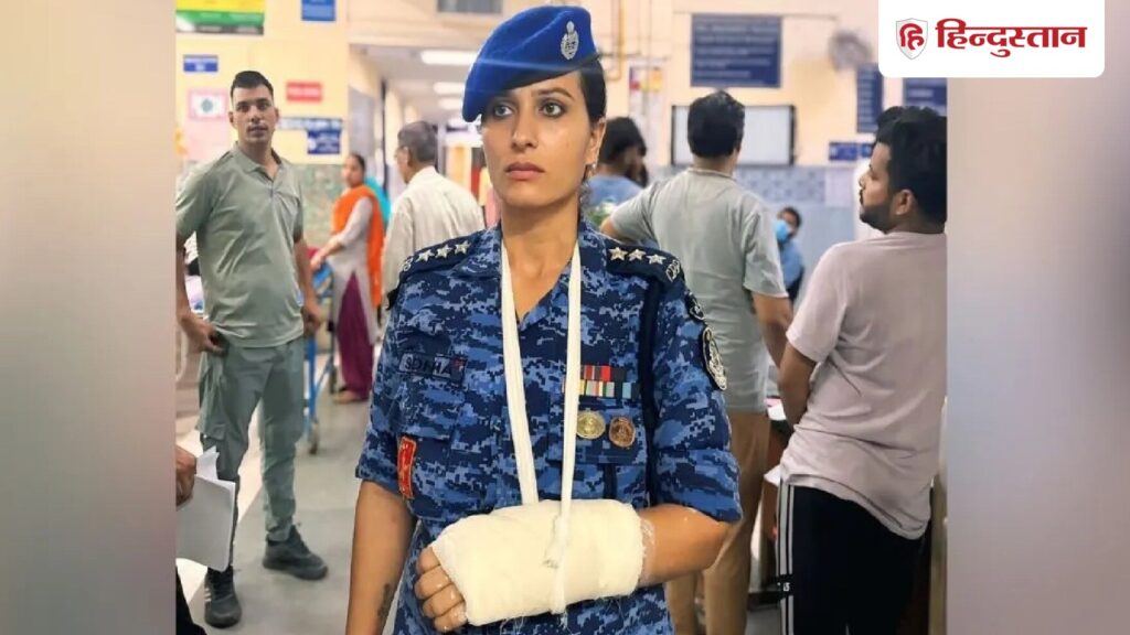 Who is RAF officer Sonia Sehrawat? Hand broken while saving girl during CJP's protest; Why in controversy now, National Hindi News